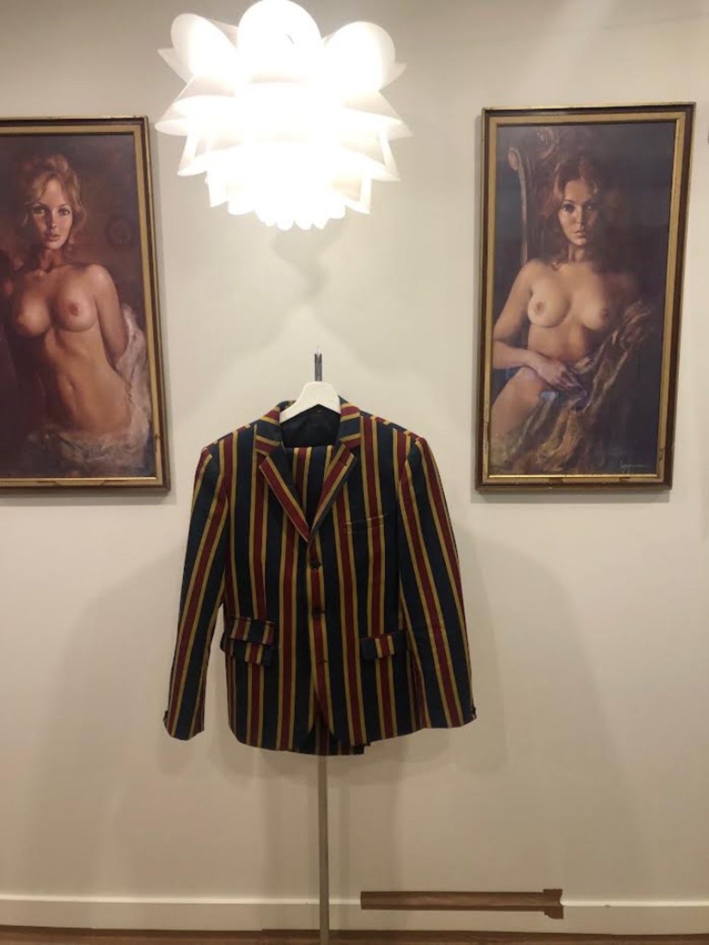 Striped MOD Stage Wardrobe Suit well used